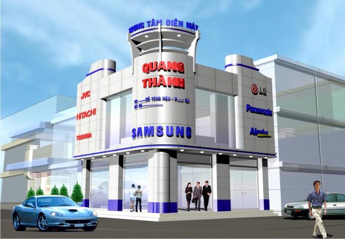thiết kế thi công mặt dựng Alumium