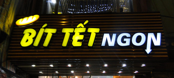 thiết kế thi công chữ nổi đèn led