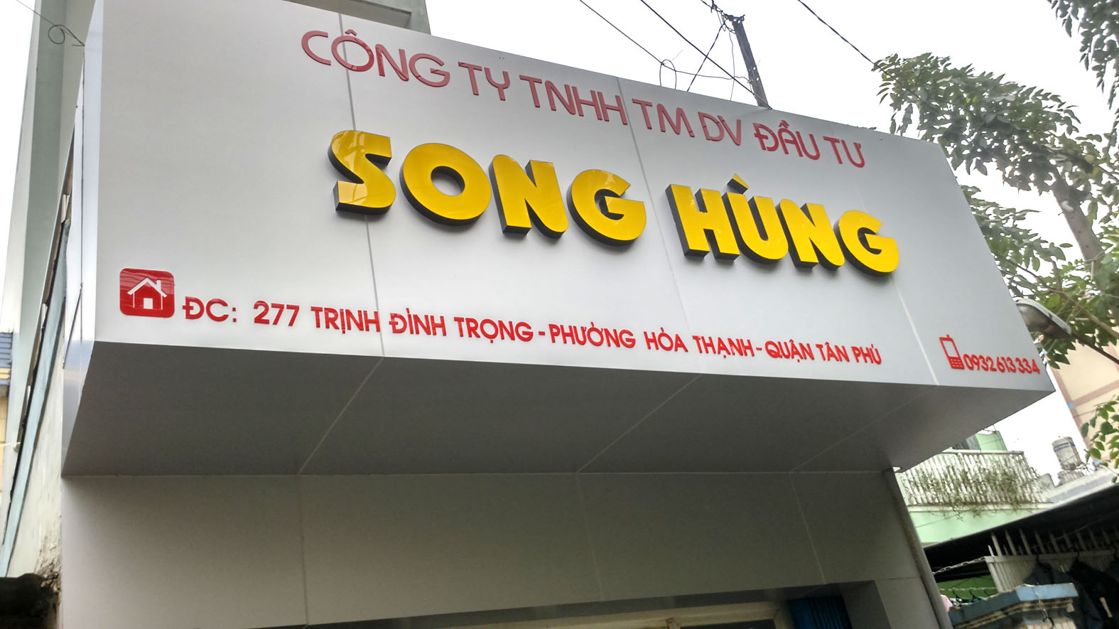 Thiết kế thi công bảng hiệu